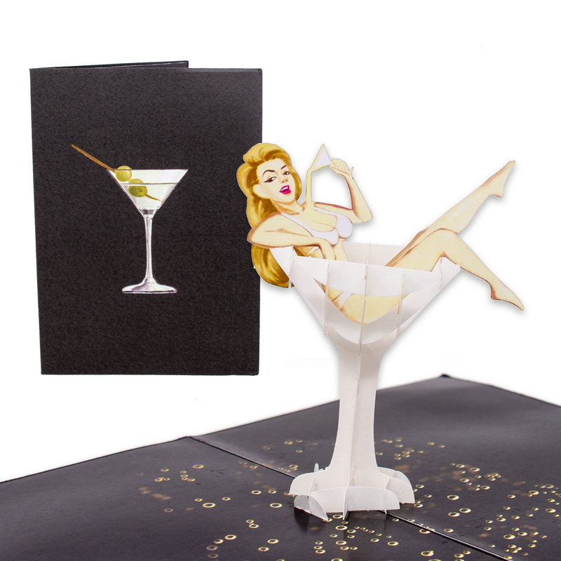 Martini Doll Inappropriate Card