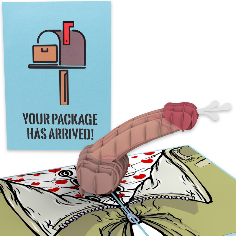 Package Arrived Inappropriate Dick Card