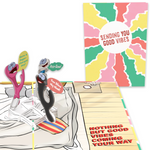 Good Vibes Only Birthday Card