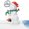 Get ready to laugh with this amusing pop-up snowman Christmas card!