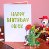 Brighten up someone's birthday with this funny pop-up cactus card! Perfect for those who appreciate a good laugh.