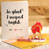 Exciting online dating card - happy I swiped right! Perfect for couples who met through dating apps.