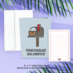 Package Arrived Inappropriate Dick Card (Color Variation: Brown)