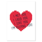 I’m Keeping You is a sweet and heartfelt card that celebrates choosing each other, again and again.&nbsp;With a bold red heart and a simple message about love that grows over time, this card is perfect for Valentine’s Day or any moment you want to say I love you, and I’m not letting go.
