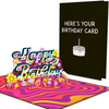 Groovy Birthday Inappropriate 3D Birthday Card