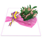 Bouquet of Clits Inappropriate Card