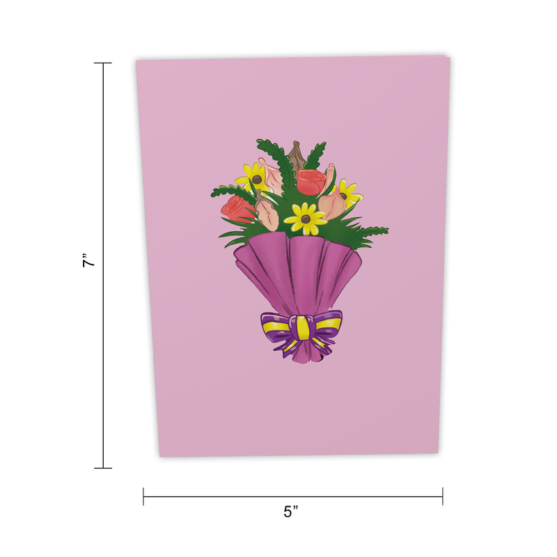 Bouquet of Clits Inappropriate Card