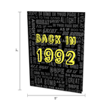 Back In 1992 3D Birthday Card