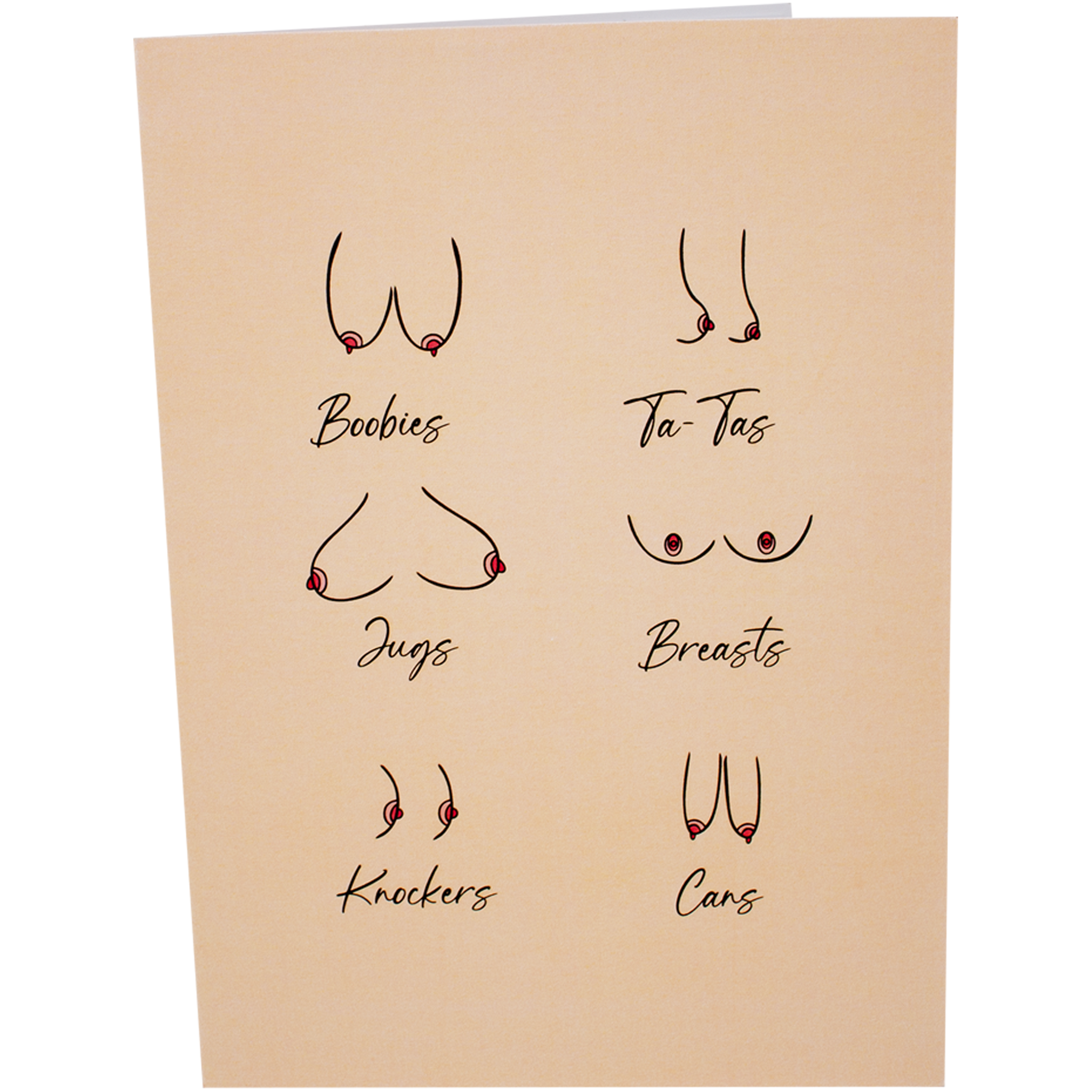Funny Boobs Card  Inappropriate 3D Pop Up Adult Greeting Cards – DPC