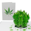 Pot Plant 3D Drugs Themed Card