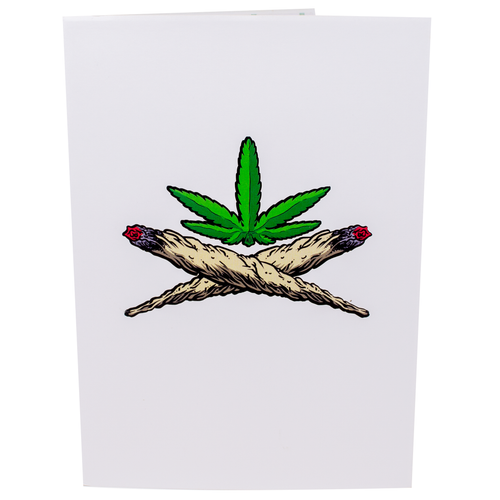 Cannibisism 3D Weed Card