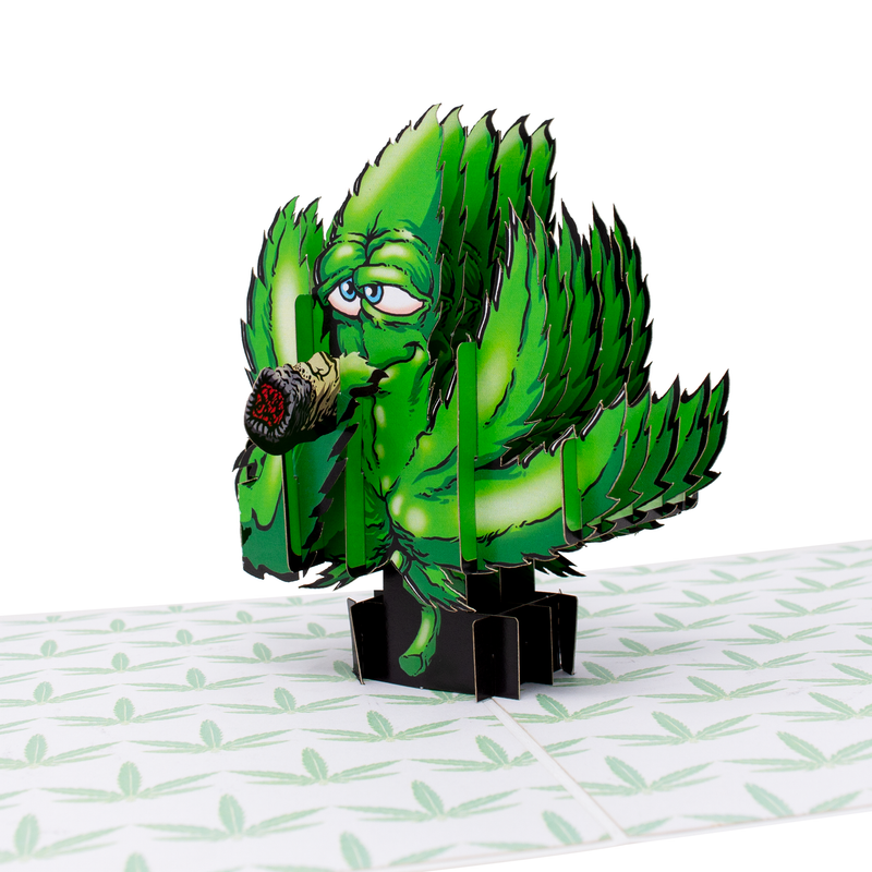 Cannibisism 3D Weed Card