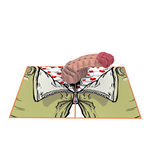 The D Inappropriate 3D Dick Card (Color Variation: White)