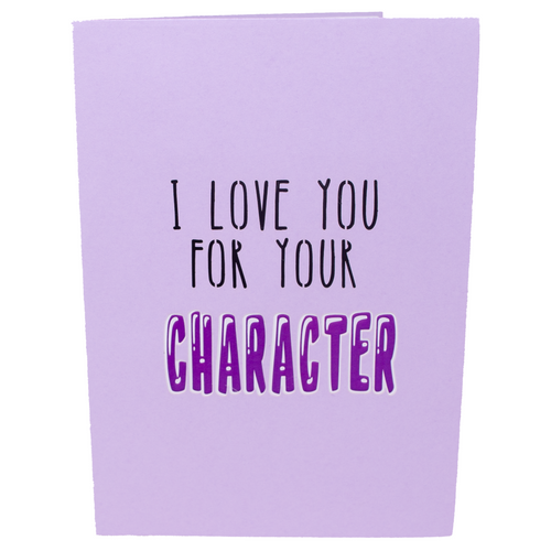 Eggplant Emoji Inappropriate 3D Greeting Card